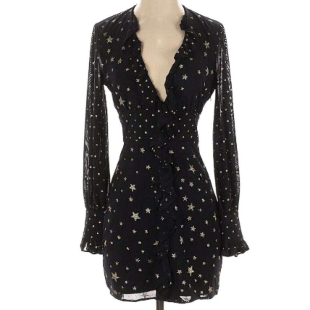 Gold Glitter Star Dress